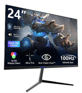 SUIRGE Gaming Monitor 24Inch, 1K Built-in Speakers - SG-2408G