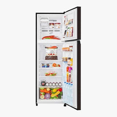 Toshiba Top Mount Refrigerator - 338 Ltr - Dark Gray