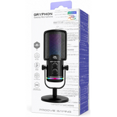 Proove Gaming Gryphon Type-C Condenser Gaming Microphone with RGB & ENC - Black