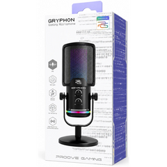 Proove Gaming Gryphon Type-C Condenser Gaming Microphone with RGB & ENC - Black
