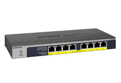 Netgear GS108PP 8-Port Gigabit Ethernet PoE+ Unmanaged Switch