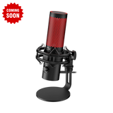 HyperX QuadCast 2 – USB Microphone for Gaming, Streaming and Podcasting, with On-Board Controls, LED Lighting, Removable Shock Mount, PC, Mac, PS5, PS4, USB-C - Black - CompuMe