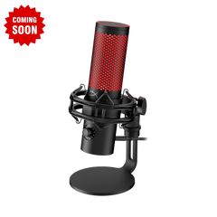 HyperX QuadCast 2 – USB Microphone for Gaming, Streaming and Podcasting, with On-Board Controls, LED Lighting, Removable Shock Mount, PC, Mac, PS5, PS4, USB-C - Black - CompuMe