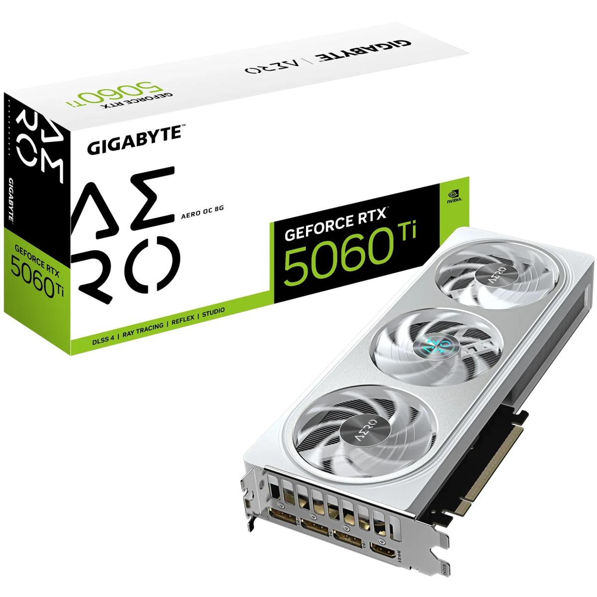 GIGABYTE GeForce RTX 5060 Ti AERO OC 8GB GDDR7 - Graphics Card | GV-N506TAERO OC-8GD | GIGABYTE GeForce RTX 5060 Ti AERO OC 8GB GDDR7 - Graphics Card | GV-N506TAERO OC-8GD |