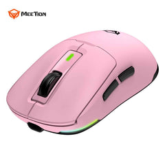 Meetion Air GW24 2.4G Bluetooth & Wired Gaming Mouse -Pink