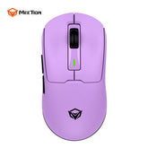 Meetion Air GW24 2.4G Bluetooth & Wired Gaming Mouse -Purple