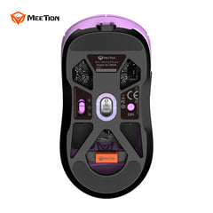 Meetion Air GW24 2.4G Bluetooth & Wired Gaming Mouse -Purple
