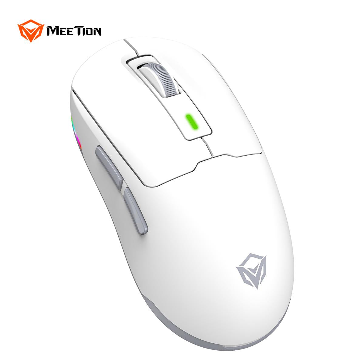 Meetion Air GW24 2.4G Bluetooth & Wired Gaming Mouse -White