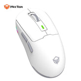 Meetion Air GW24 2.4G Bluetooth & Wired Gaming Mouse -White