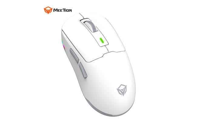 Meetion Air Gw24 2.4g Bluetooth & Wired Gaming Mouse Pink