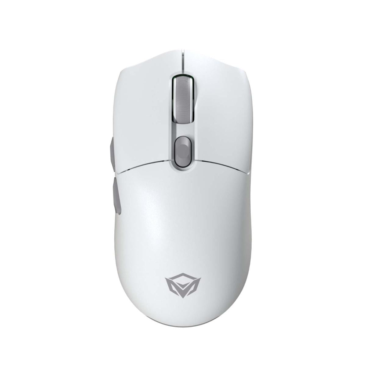 Meetion GW33 Tri-Mode 2.4G Wireless Bluetooth & Wired Gaming Ergonomic Mouse -White