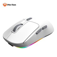 Meetion GW38 Wireless E-Sport Gaming Mouse with Magnetic Charging Dock -White