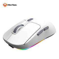 Meetion GW38 Wireless E-Sport Gaming Mouse with Magnetic Charging Dock -White