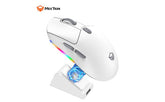 Meetion GW38 Wireless E Sport Gaming Mouse with Magnetic Charging Dock White with RGB