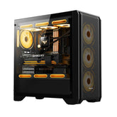 Huntkey GX750A Empty Gaming Case with 3 Fans - Black, cases