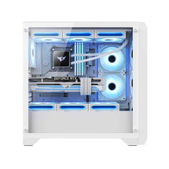 Huntkey GX750A Empty Gaming Case With 3 Fans -White