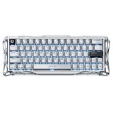 GravaStar Mercury V60 Pro Gaming Keyboard Deluxe Edition - 8kHz Magnetic Switch | Premium Hall Effect Keyboard – Dual Keycap Gift Box Set (chrome Silver)
