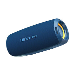 Hifuture Gravity 45w Portable Bluetooth Speaker, Ipx7 Waterproof, Rgb Led Lights, 8h Playtime, Tws Pairing, Bass Boost, Usb C Fast Charging Blue