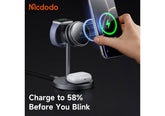 Mcdodo CH‑617 – 25W TEC‑Cooled 3‑in‑1 Wireless Charging Station, Qi2 Fast Charge, Dual Cooling System, iPhone/AirPods/Apple Watch Compatible - 18 Months Warranty