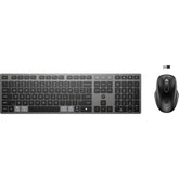 HP 725 Multi-Device Rechargeable Wireless Keyboard and Mouse Combo , up to 2 Months (Keyboard) 30 Days (Mouse) of Usage From a 3-Minute Charge