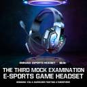 Wired Headset Onikuma B15 Adjustable Rgb Tri-Mode Gaming Earphone Noise Isolation Wireless Headphones With Mic