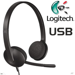 Logitech H540 High Performance Usb Headset For Windows & Mac , Skype Certified - CompuMe