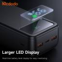 Mcdodo MC-424 - 30000mAh Power Bank, 22.5W Fast Charging, VOOC/PPS/PD/QC/SCP Support, Dual USB + USB‑C, LED Digital Display, Outdoor Portable Station - 18 Months Warranty