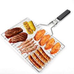 Foldable BBQ Grilling Basket