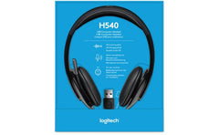 Logitech H340 Stereo Wired Over Ear Headphones With Mic With Noise Cancelling Usb Pc/mac/laptop Black