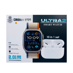 Ultra2 H59 Smart Watch and Earbuds Set 10 in 1