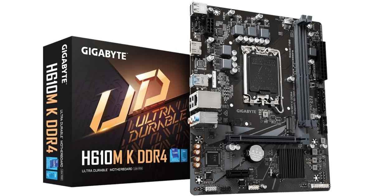 Gigabyte H610M K DDR4 (Socket 1700/H610/DDR4/S-ATA 6Gb/s/Micro ATX)
