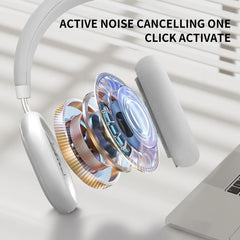 Redragon H620 Vibecore 700NC ANC Bluetooth/Wired Headset (Silver/Grey)