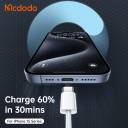 Mcdodo CA‑569 – 60W USB‑C to USB‑C Cable, 1m Nylon Braid, PD Fast Charging & Data Sync, Compatible with Laptops, Tablets, Smartphones, Earbuds, Smartwatches - 18 Months Warranty