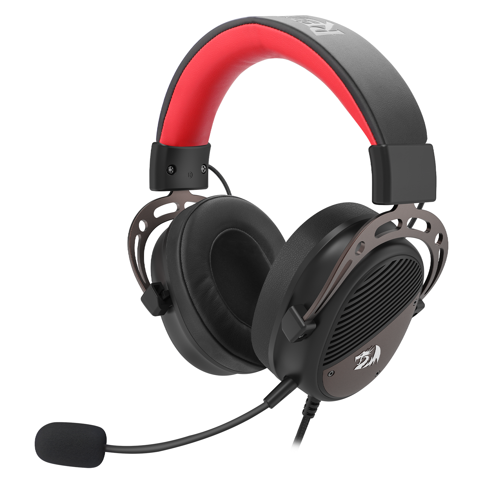 Redragon H730 Wired Gaming Headset - 7.1 Surround Sound - Memory Foam Ear Pads - 50MM Drivers - Detachable Microphone - Multi Platform Headphone - Works with PC/PS4/PS5 Switch - CompuMe
