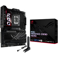 Asus Rog Maximus Z890 Hero Wifi 7 Z890 Ddr5 Lga 1851 Advanced Ai Pc Ready 6x M.2 Ssd Pcie® 5.0 Thunderbolt™ 4 Usb Type C® 2.5gb Lan - CompuMe