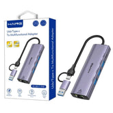 HAING HI-3017-THE 5 in 1 UsbType C To ETHERNET - Multifunctional Adapter