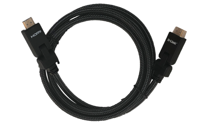 D Link Hcb 4aablbrr 5 Hdmi 2.0 Cable With 180 Degree Connector 5m