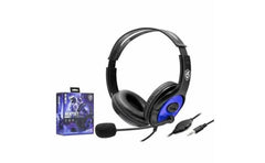 Gaming Headset Gm702 With Microphone For Ps4, Pc & Mobile Phone Blue