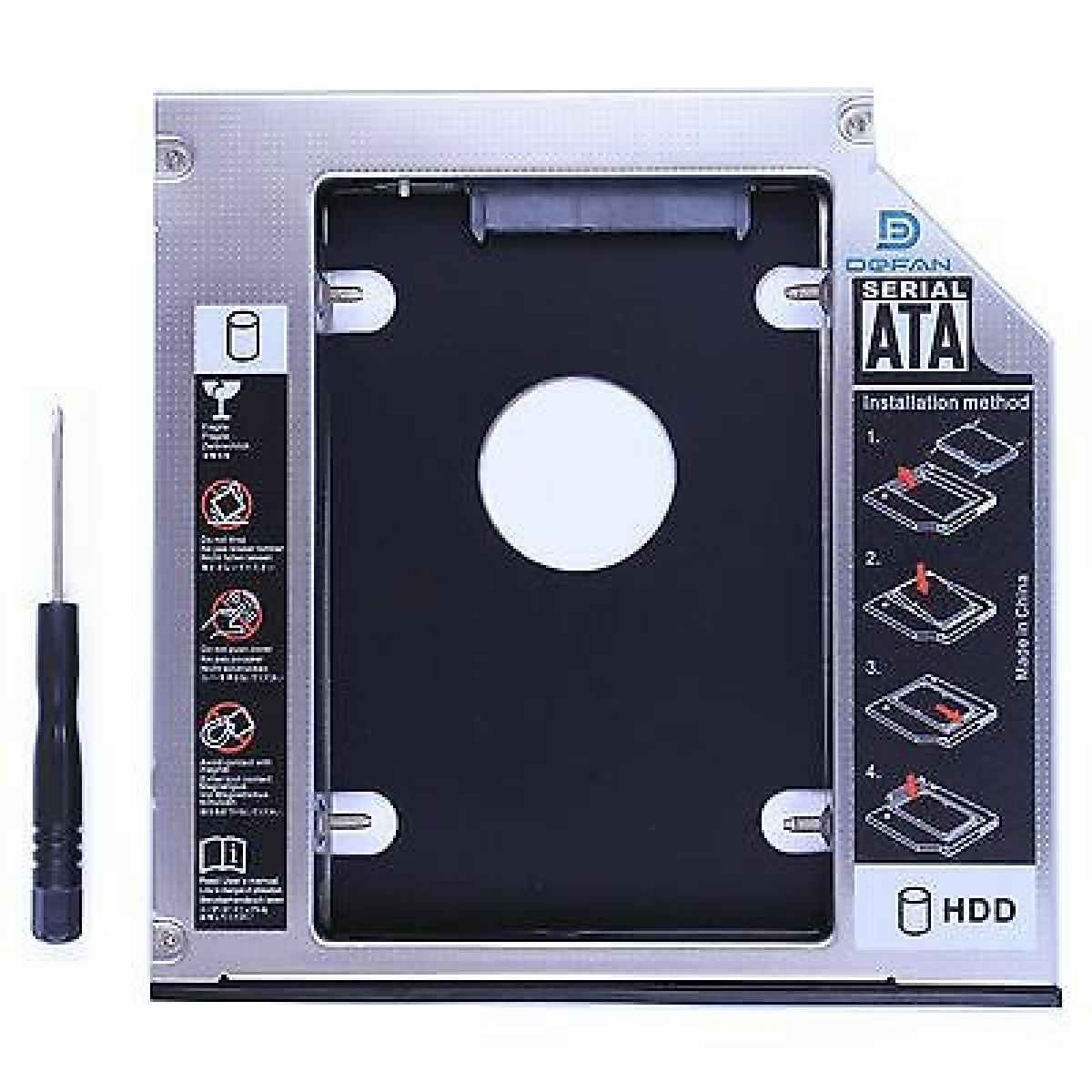 Universal 9.0mm Hdd Caddy For Laptop 2.5"