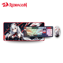 Eisa K686 Pro Se Keyboard & K1NG M916 Pro (1K Hz) Mouse Anime Combo & Mousepad 90-40