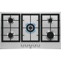 HGB95320SM Built-in Gas, 90 Cm, 5 Burners, Stainless Steel