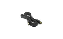 Haing Hi 0103 Hdf Flat Hdmi V1.4 Cable High Speed + Ethernet Gold 3d Hd Hdtv Lead 3m