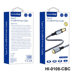 HAING HI-0108-CBC Type-C to USB B Printer Cable 1.8M