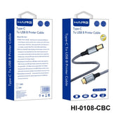 HAING HI-0108-CBC Type-C to USB B Printer Cable 1.8M