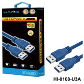 HAING HI - 0108 - U3A - 1 meter USB 3.0 AM TO USB AM Cable 1 meter with USB cable