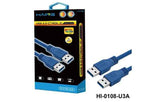 Haing Hi 0108 U3A 1 meter USB 3.0 Am to USB Am Cable 1 meter with USB cable