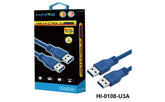 Haing Hi 0108 U3A 1 meter USB 3.0 Am to USB Am Cable 1 meter with USB cable