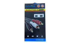 Haing Hi 0150 Arc DC3.5 meter to RCAMX2 Audio Cable 3 meter