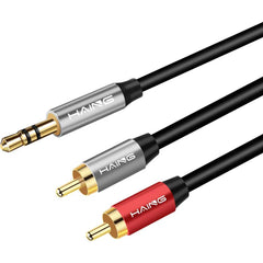 HAING HI-0150-ARC 3.5mm Male to 2 RCA Audio Cable -1M