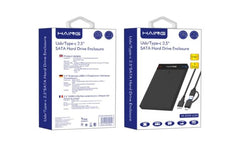 Haing Hi 0259 U3h Usb Type C 2.5" Sata Hard Drive Enclosure
